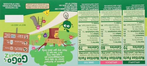 GoGo squeeZ Fruit on the Go Variety Pack, Apple, Banana & Strawberry, 3.2 oz (Pack of 20), Unsweetened Snacks for Kids, Gluten Free, Nut and Dairy Free, Recloseable Cap, BPA Free Pouches