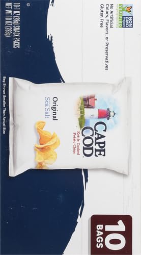 Cape Cod Potato Chips Variety Pack, 1 Oz, (Pack of 20)