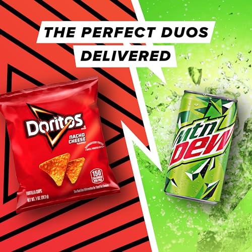 Frito-Lay Doritos & Cheetos Mix Variety Pack, Single Serve Snack Bags (Pack of 21)
