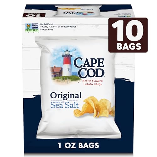 Cape Cod Potato Chips Variety Pack, 1 Oz, (Pack of 20)