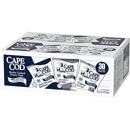 Cape Cod Potato Chips Variety Pack, 1 Oz, (Pack of 20)
