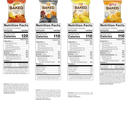 Frito-Lay Doritos & Cheetos Mix Variety Pack, Single Serve Snack Bags (Pack of 21)