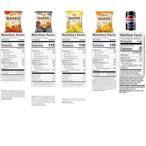Frito-Lay Doritos & Cheetos Mix Variety Pack, Single Serve Snack Bags (Pack of 21)