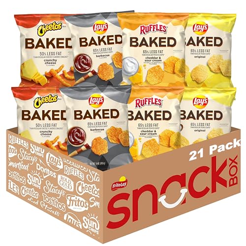 Frito-Lay Doritos & Cheetos Mix Variety Pack, Single Serve Snack Bags (Pack of 21)