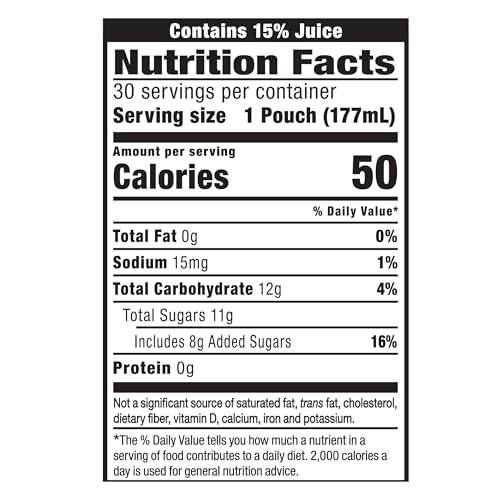 Capri Sun Fruit Punch, Strawberry Kiwi and Pacific Cooler Flavored Juice Drink Blend Variety Pack, 30 ct Box, 6 fl oz Pouches