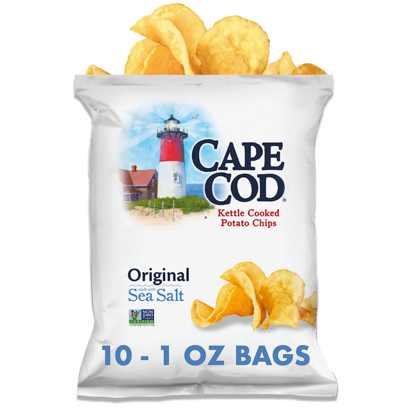 Cape Cod Potato Chips Variety Pack, 1 Oz, (Pack of 20)
