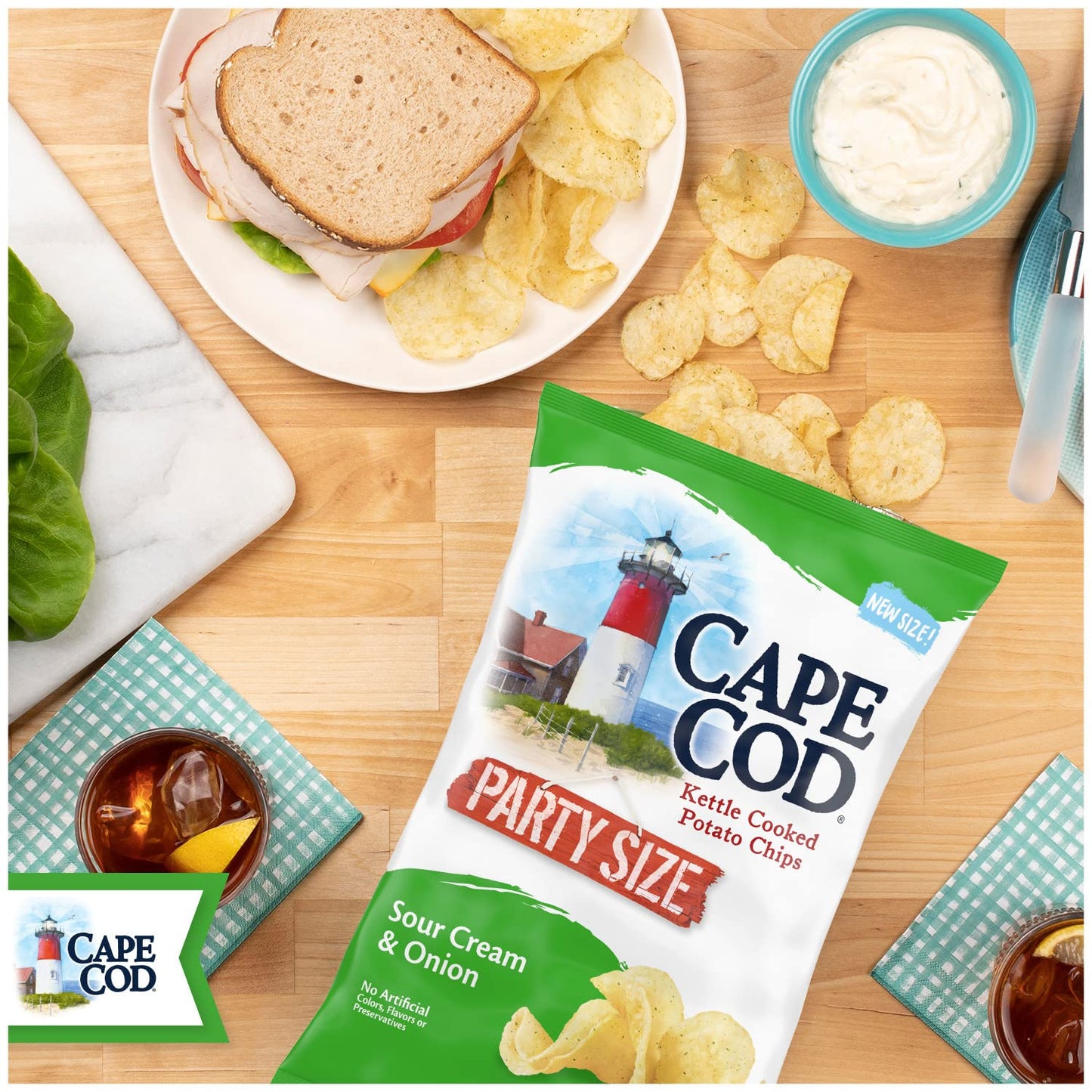 Cape Cod Potato Chips Variety Pack, 1 Oz, (Pack of 20)