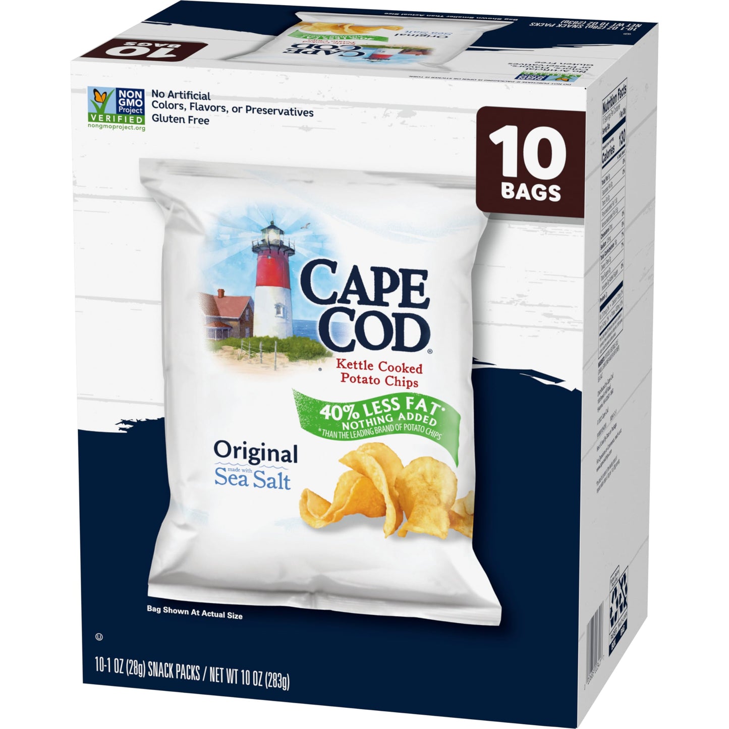 Cape Cod Potato Chips Variety Pack, 1 Oz, (Pack of 20)