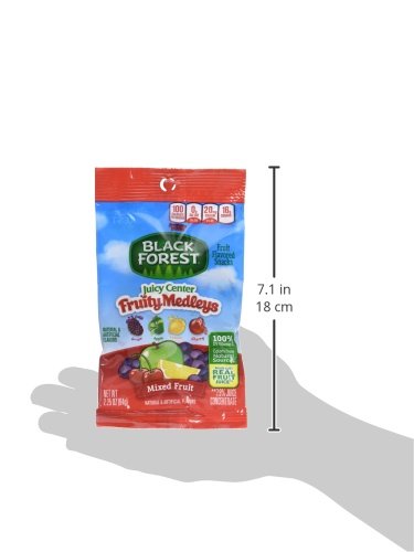 Black Forest, Juicy Burst, Fruit Flavored Snacks, Berry Medley Flavors, A Juicy Burst of Natural Flavors, Made with Real Fruit Juice, Halloween Treats Variety Pack Trick-or-Treat Assortment, 0.8 oz 40 ct