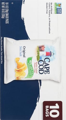 Cape Cod Potato Chips Variety Pack, 1 Oz, (Pack of 20)