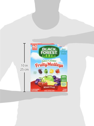 Black Forest, Juicy Burst, Fruit Flavored Snacks, Berry Medley Flavors, A Juicy Burst of Natural Flavors, Made with Real Fruit Juice, Halloween Treats Variety Pack Trick-or-Treat Assortment, 0.8 oz 40 ct